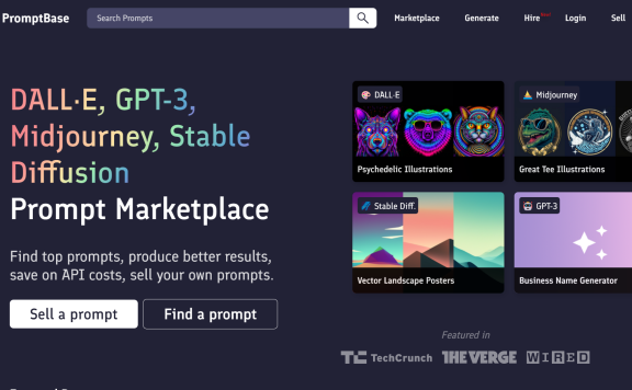 PromptBase – AI 提示词交易平台-AI出海