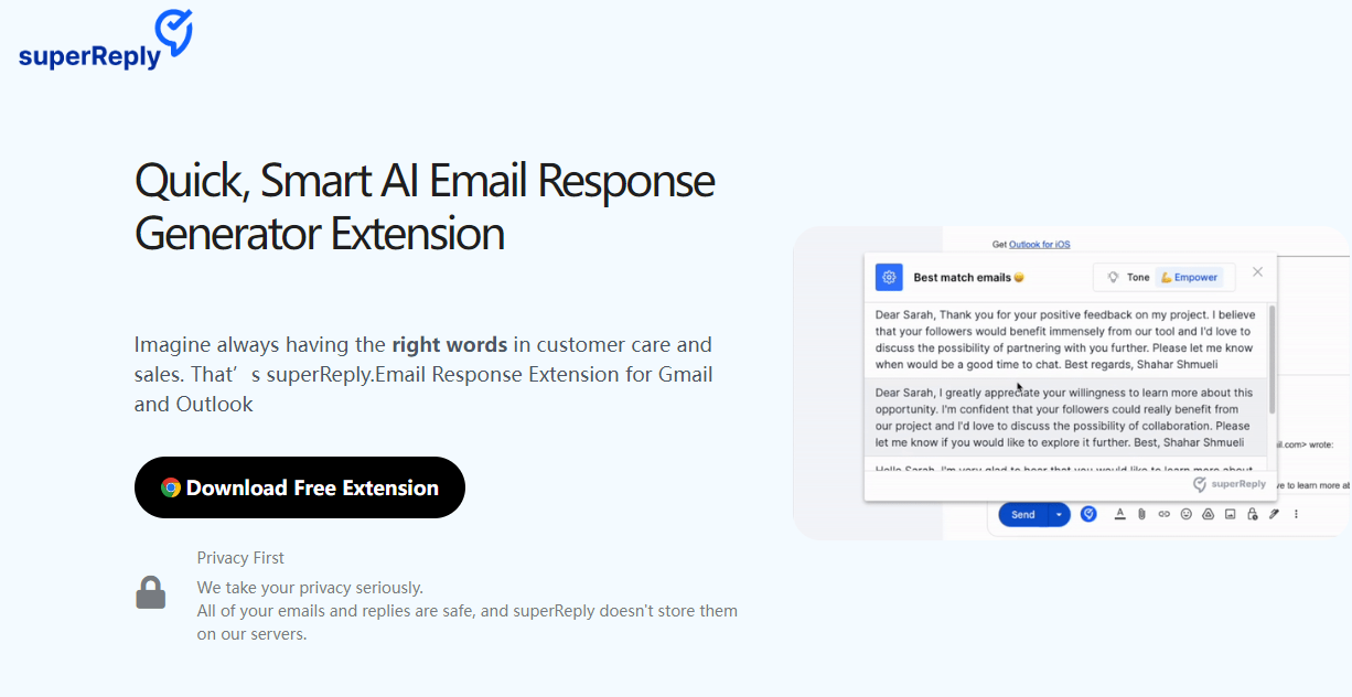 SuperReply – AI邮件回复工具-AI出海